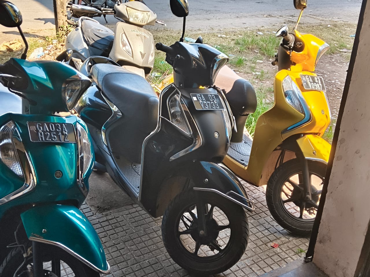 Honda Activa rental in Goa